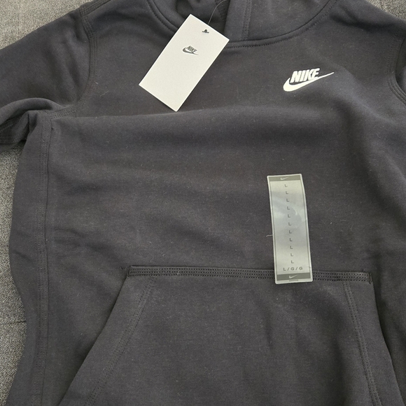 Nike Other - Nike Boys Black Hoodie with Logo
